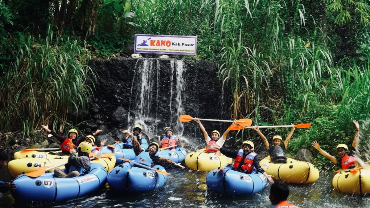 WISATA KLATEN - Wisata Kano Kali Pusur di Kabupaten Klaten.
