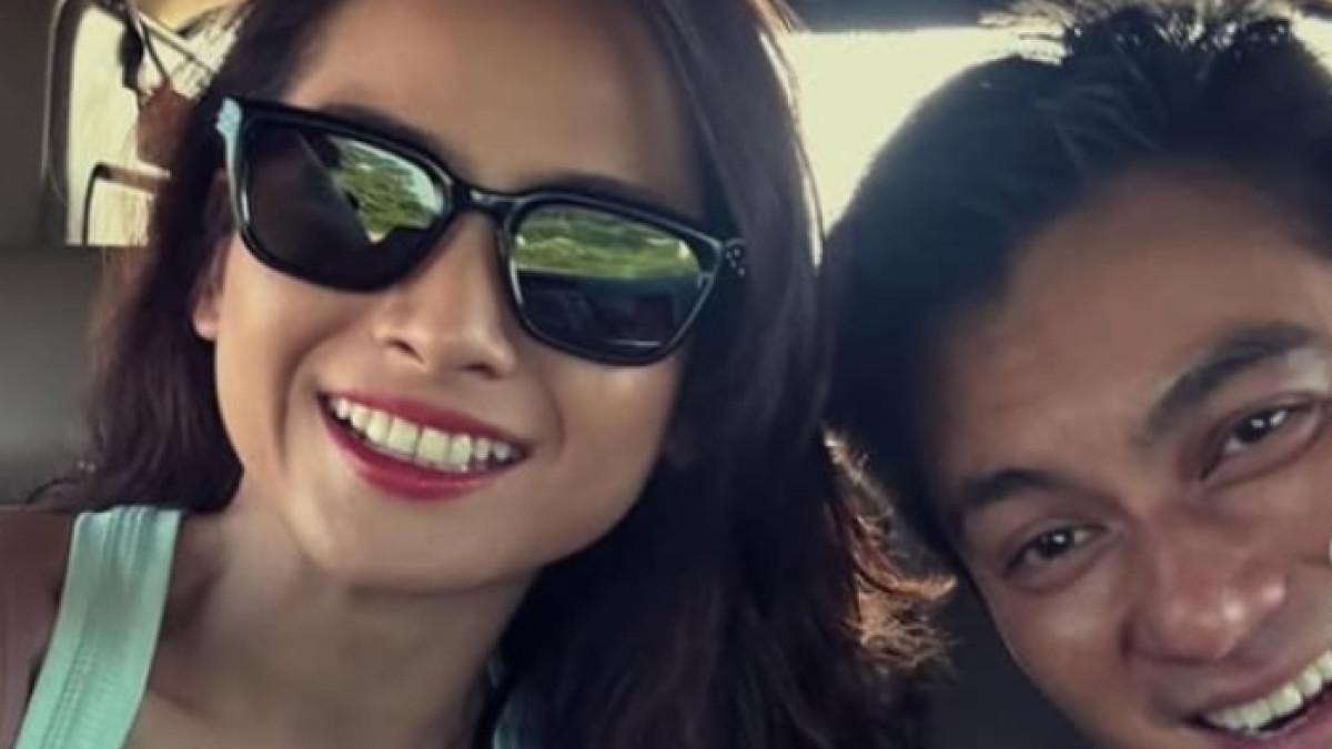 Potret kedekatan Acha Septriasa dan Baim Wong. 