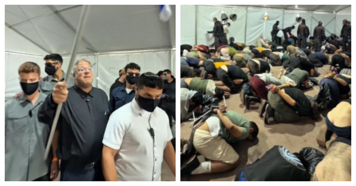 AKTIVIS GSF DITANGKAP - Momen ketika Menteri Luar Negeri Israel, Itam Ben-Gvir mengolok-olok aktivis yang ditangkap saat melakukan misi kemanusiaan Global Sumud Flotilla (GSF). Namun tindakan itu dikritik oleh PM Benjamin Netanyahu.