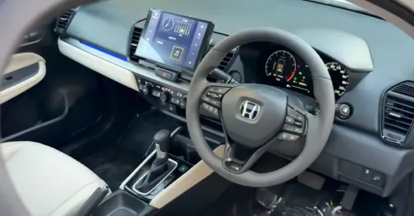 honda city facelift interior