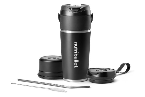 nutribullet Flip Portable Blender with Insulated Cup, Cordless Credit: Amazon