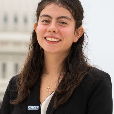 Ohanna Carrascoza in a profile photo on the Congressional Hispanic Caucus Institutes website