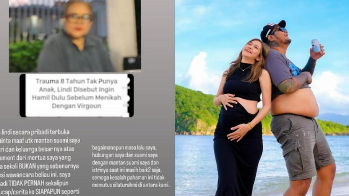 Lindi menegaskan dirinya tidak pernah menyampaikan cerita seperti yang diungkap Eva Manurung dalam wawancara tersebut.