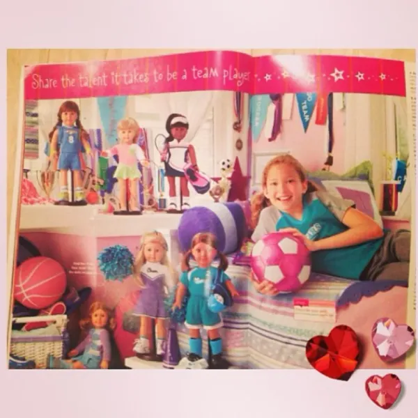 jaycee levin in an american girl ad
