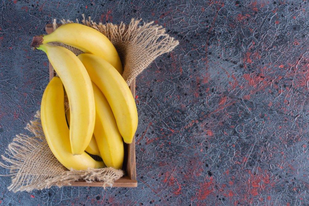 ilustrasi buah pisang, bagus untuk MPASI