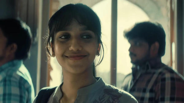 Anagha Maya Ravi played Binu In Karuppu