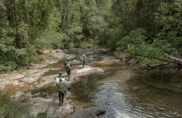 A WildActs patrol team at Chu Yang Sin National Park in Dak Lak Province in Vietnams Central Highlands. Photo courtesy of WildAct