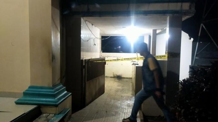 TKP - Toilet di masjid Desa Sadasari Kecamatan Argapura Kabupaten Majalengka tempat seorang bocah 11 tahun ditemukan tewas dengan luka di kepala, Sabtu 18 Oktober 2025 petang.