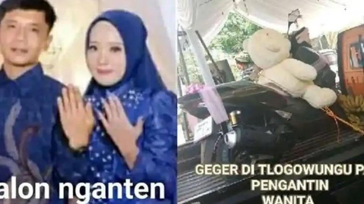 PENGANTIN WANITA KABUR - Calon mempelai di Pati menghilang jelang akad nikah usai menerima mahar motor.