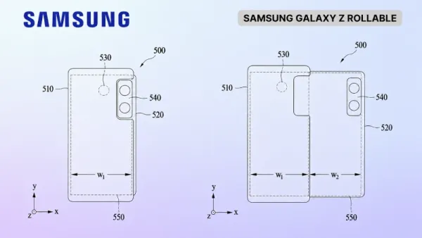Samsung Rollable Phone Patent