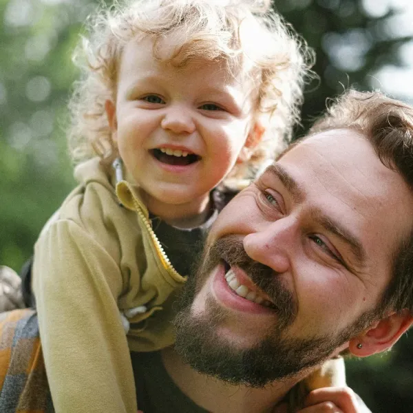 dad engaged in his child's life