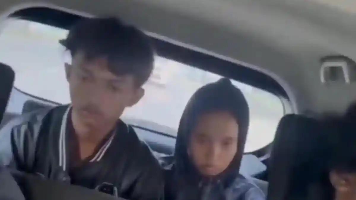 DIAMANKAN - Nayla Anik Setiyawati calon pengantin wanita yang kabur bersama pria lain bernama Davin Febriansyah diamankan anggota Resmob Polresta Pati.