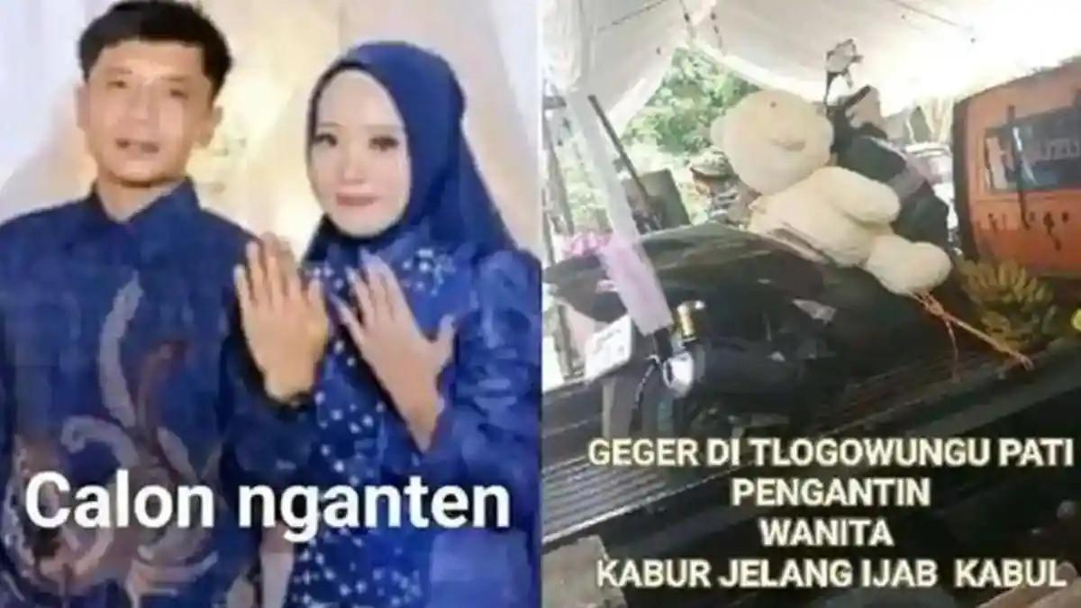 DITINGGAL KABUR - Muhammad Musalim (33) batal menikah karena mempelai wanita Nayla (19), kabur meninggalkan rumah tanpa pamit hanya beberapa jam sebelum prosesi akad nikah dimulai, di Desa Tajungsari, Kecamatan Tlogowungu, Kabupaten Pati, Jawa Tengah, Kamis (21/5/2026). Padahal mahal berupa motor Honda PCX sudah disiapkan mempelai pria.