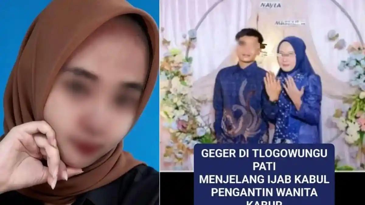 PENGANTIN WANITA KABUR - Pernikahan antara Nayla Anik Setiyawati dan Muhammad Musalim di Kabupaten Pati batal setelah Nayla dilaporkan kabur 6 jam sebelum akad nikah digelar.