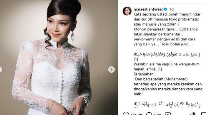 Maia Estianty kini singgung soal manusia toksik yang menguras energi usai disindir 1