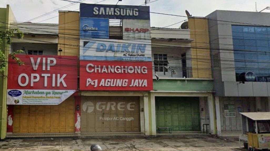 Foto Toko Agung Jaya Elektronik di Jl. Jend. Sudirman No.687, Purwokerto Wetan, Kecamatan Purwokerto Timur, Kabupaten Banyumas, Jawa Tengah 53111, yang diambil Google Maps pada April 2026.