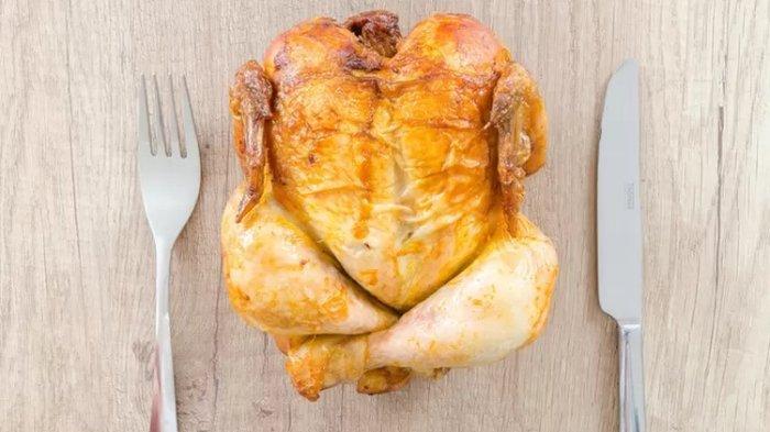 Ilustrasi konsumsi makanan kaya protein untuk pertumbuhan rambut yang optimal