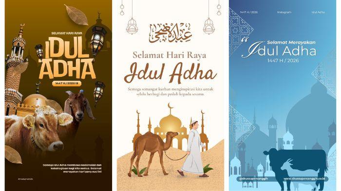 POSTER IDUL ADHA - Kumpulan poster Hari Raya Idul Adha 2026 yang bisa diunduh secara gratis dan dibagikan di media sosial.