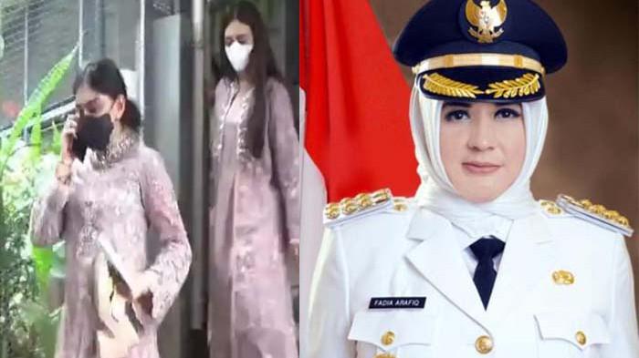 TERIMA ALIRAN DANA - Mehnaz Nazeera Ashraff, anak perempuan dari Bupati nonaktif Pekalongan Fadia Arafiq, menyambangi Rutan KPK pada Sabtu (21/3/2026). Kehadiran Mehnaz menjadi sorotan tajam lantaran namanya secara resmi telah disebutturut menikmati aliran dana korupsi sang ibunda senilai miliaran rupiah.