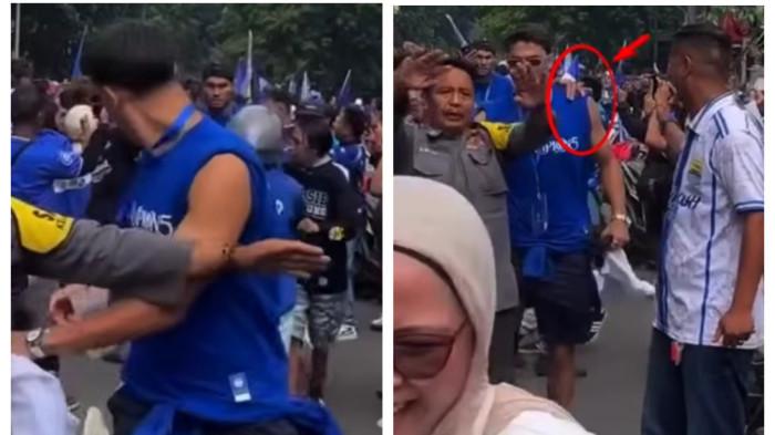 BARBA EMOSI - Curhatan seorang bobotoh terkait pemain asing Federico Barba viral di media sosial usai mengungkap percakapannya dengan bek Persib Bandung tersebut saat berada di bandara.
