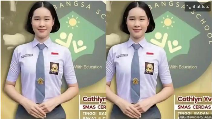 Sosok siswi SMA Cathlyn Yvaine Lesmana menuai perhatian dari warganet karena gagal menjadi Paskibra gegara tak menguasai bahasa daerah. 