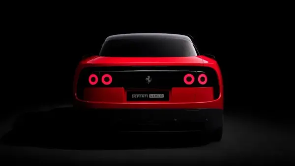 ferrari luce electric supercar rear ferrari luce electric supercar rear