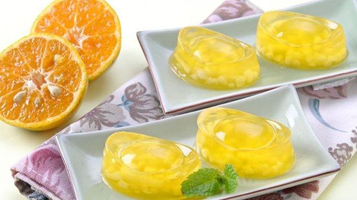 Pudding Jeruk Kelapa Muda
