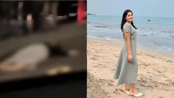 WANITA TEWAS -- Sosok Anggi Auliya wanita tewas di jalanan Bogor. Sebelum ditemukan meninggal dunia, Anggi sempat berpamitan kepada keluarga untuk keluar rumah.
