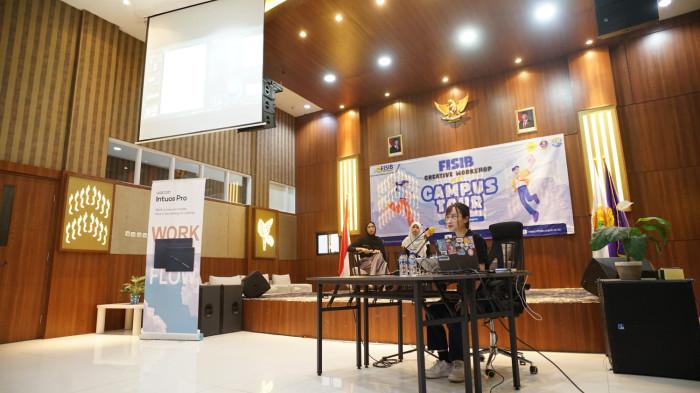 FISIB Unpak menggandeng HIVE Korea dalam kegiatan “FISIB CreativeWorkshop&CampusTour” yang berlangsung di Aula Mashudi, Selasa (26/5/2026).