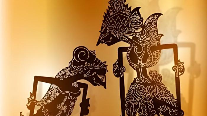 WAYANG- Ilustrasi tokoh wayang kulit dalam cerita budaya Jawa.