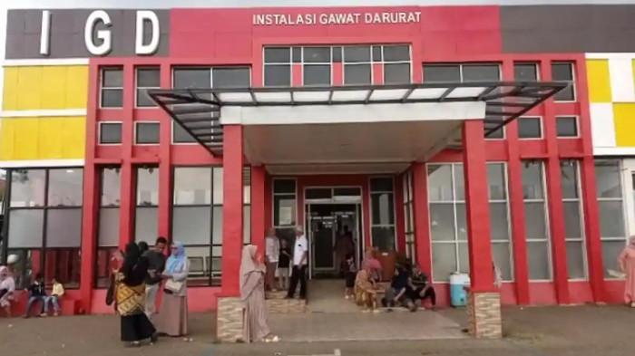 KECELAKAAN MAUT - Suasana IGD di RSUD Berkah Pandeglang yang menangani siswa korban kecelakaan maut, Jumat (1/5/2026).