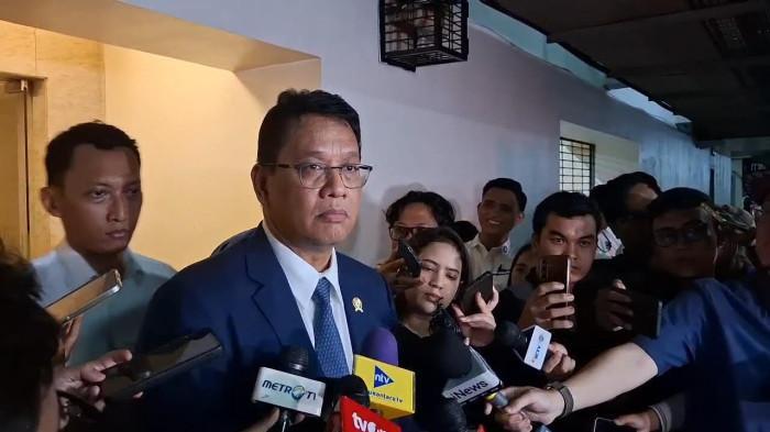 TUKIN PEGAWAI ESDM - Menteri Keuangan Purbaya Yudhi Sadewa di Kantor Kemenkeu, Senin (27/10/2025). Purbaya mengaku tak tahu soal Menteri ESDM, Bahlil Lahadalia, yang mengatakan akan menaikkan tukin pegawai ESDM hingga 100 persen.