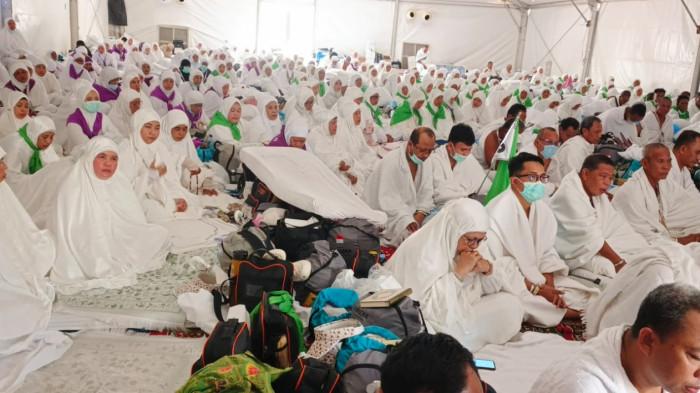 Jemaah haji asal Provinsi Gorontalo yang tergabung dalam Kloter 28 dan Kloter 30