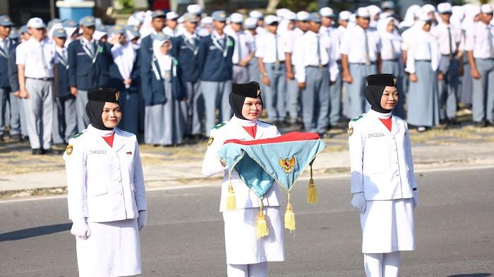 HARI LAHIR PANCASILA -- Pemerintah Kota (Pemkot) Pangkalpinang menggelar upacara peringatan Hari Lahir Pancasila Tahun 2026 di halaman Kantor Wali Kota Pangkalpinang, Senin (1/6/2026).