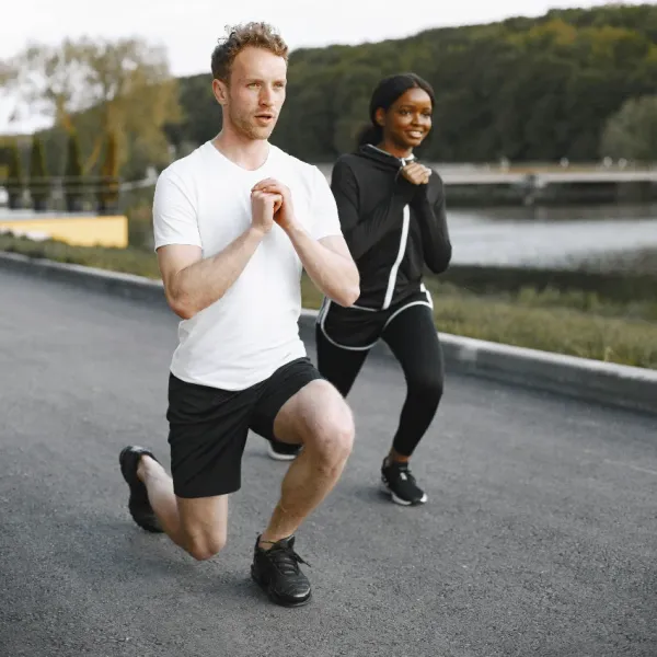 couple choosing to live healthy