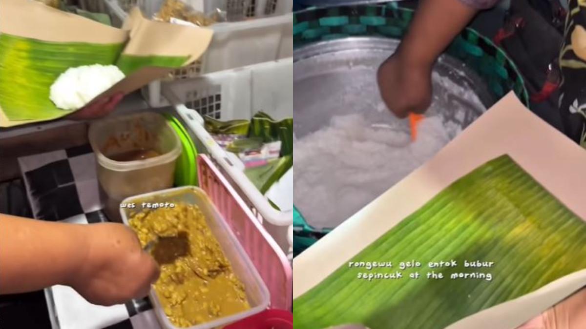 KULINER KLATEN - Bubur Lethok khas Klaten yang jadi viral.