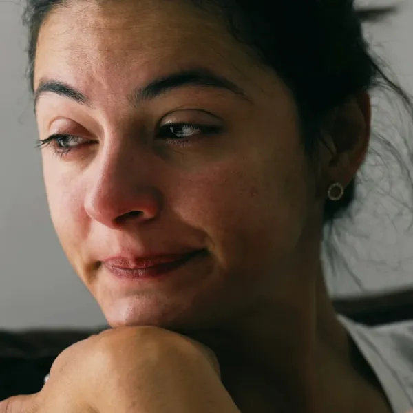 sad woman struggling with loneliness