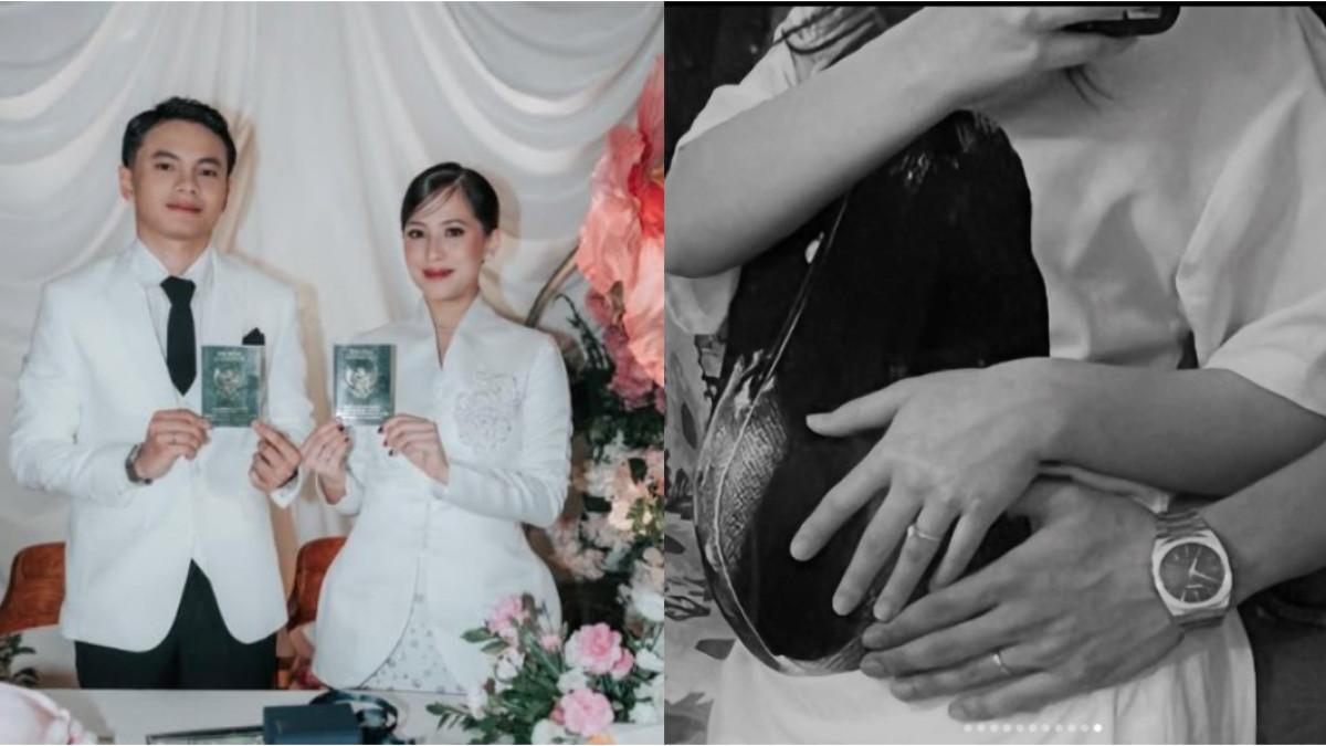 Tak hanya mengumumkan telah resmi menjadi seorang istri, Adhisty Zara juga mengonfirmasi kabar kehamilannya.