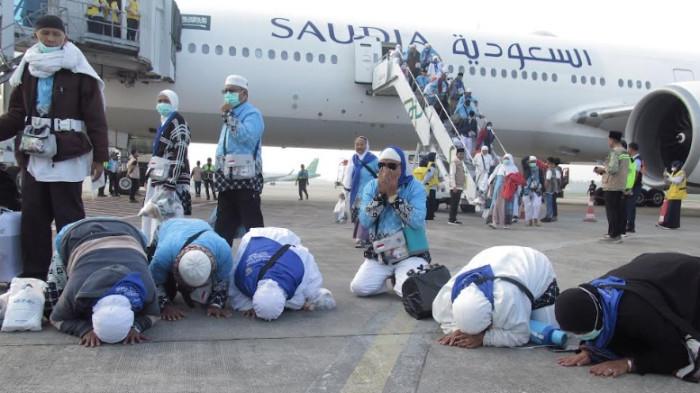 jemaah haji tiba 22