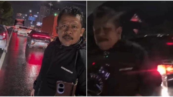 Ketegangan terjadi di Jalan Tol Lingkar Luar Jakarta (JORR). Seorang pengemudi taksi online mengamuk hingga merusak mobil pengendara lain setelah terlibat cekcok di tengah jalan.