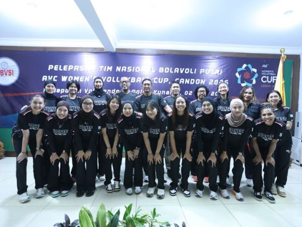 Skuad timnas voli putri Indonesia untuk AVC Cup 2026.