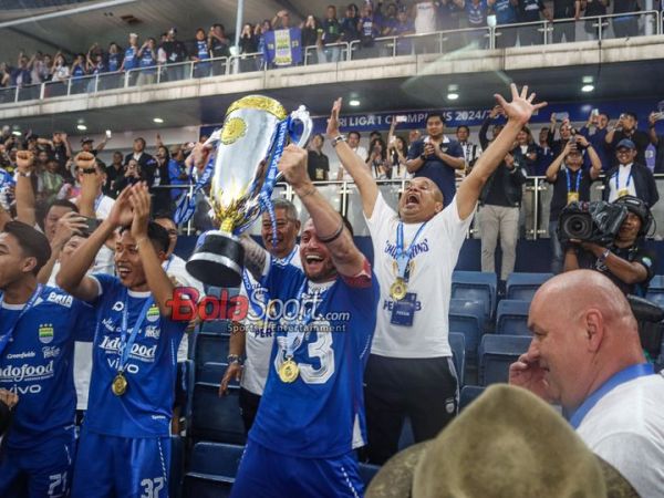 Persib juara Liga 1 2024-2025 di Stadion Gelora Bandung Lautan Api 2024-2025, Sabtu (24/5/2025).
