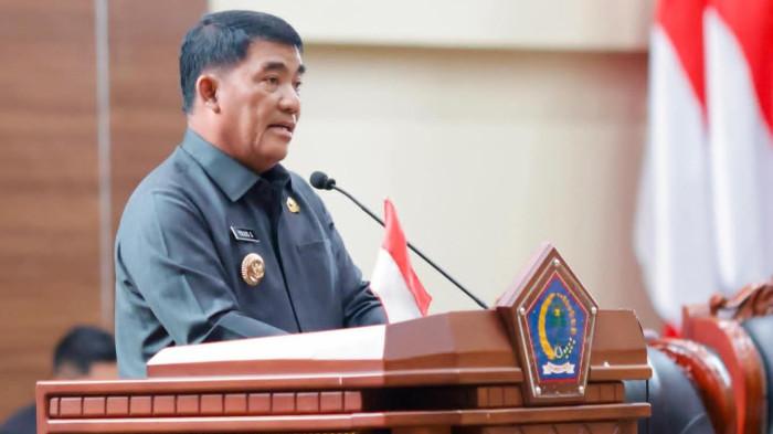 INFLASI:  Gubernur Sulawesi Utara, Yulius Selvanus Komaling. Di bawah kepemimpinannya berbagai program penguatan ketahanan pangan dan pengendalian inflasi terus didorong secara berkelanjutan.