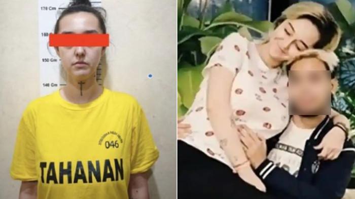 LOVE SCAMMING - Fabiola Elizabeth, mantan istri artis Reza Smash yang menjadi tersangka kasus Love Scamming di Jawa Tengah. 