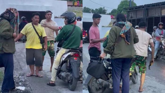 ANIAYA WANITA HAMIL - Rekaman video penganiayaan yang dialami oleh Pasutri di kawasan Kecamatan Medan Tembung, Rabu (3/6/2026) kemarin. Saat ini, kedua pelaku sudah diamankan di Polrestabes Medan.