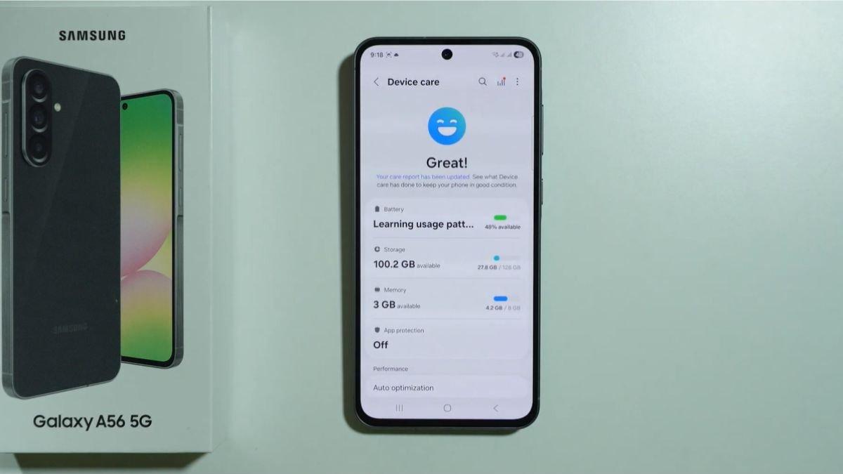 Ilustrasi mengecek RAM dan memori internal HP SAMSUNG.