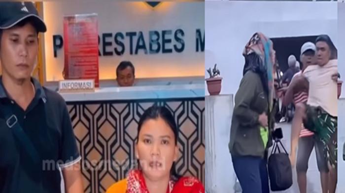 UCAP TERIMA KASIH : Mulana ibu hamil korban penendangan Preman di kawasan Tembung Medan sampaikan permintaan terima kasih kepada pihak kepolisian