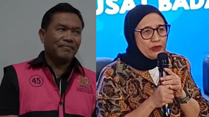 KASUS BGN - Mantan Wakil Kepala BGN Sony Sonjaya (KIRI). Kepala BGN Nanik S Deyang (KANAN). Disindir Tersangka Korupsi MBG, Nanik S Deyang Kepala BGN Perkenalkan Diri