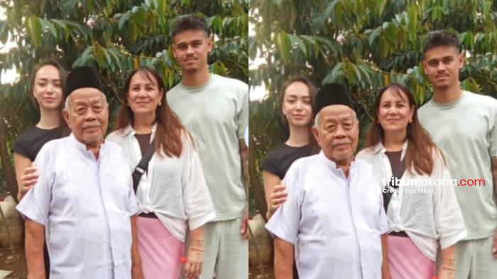 PULANG KAMPUNG - Momen Mees Hilgers dan keluarganya menyempatkan pulang kampung ke Lenteng Agung, Jakarta Selatan di sela waktu latihannya bersama Timnas Indonesia. TIKTOK/Hilgershd
