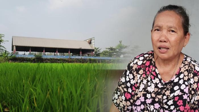 MEGA PROYEK - Pemilik rumah usaha dan lahan di Jalan Raya Raden Wijaya Dusun Kemloko, Desa Jotangan, Kecamatan Mojosari, Kabupaten Mojokerto, Jawa Timur, terdampak pemindahan pusat ibu kota Mojokerto. Warga meminta ganti rugi lahan secara layak dengan harga wajar.